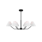 Minimalist Chandelier Brass Adjustable Modern Design 9