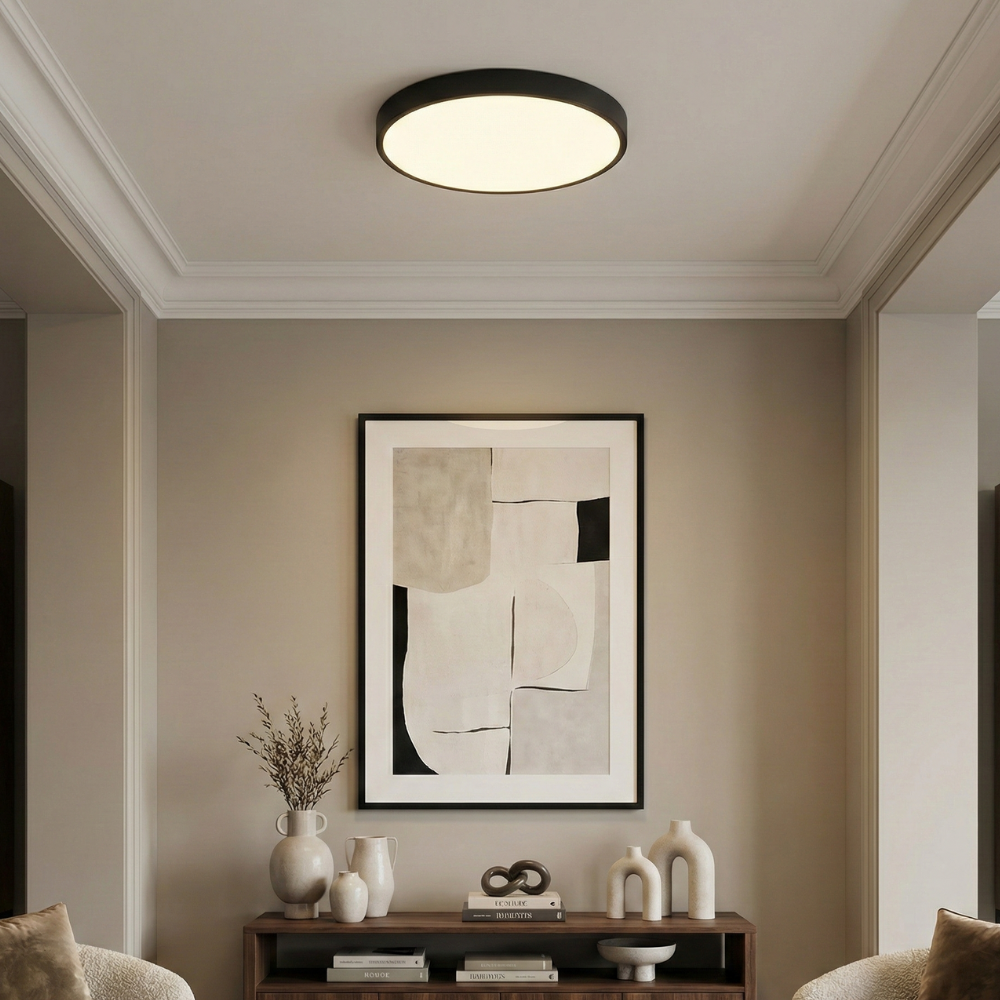 Minimalist Flush Mount Ceiling Light Fixture – Soft Glow LED Ceiling Lamp for Modern Rooms 19