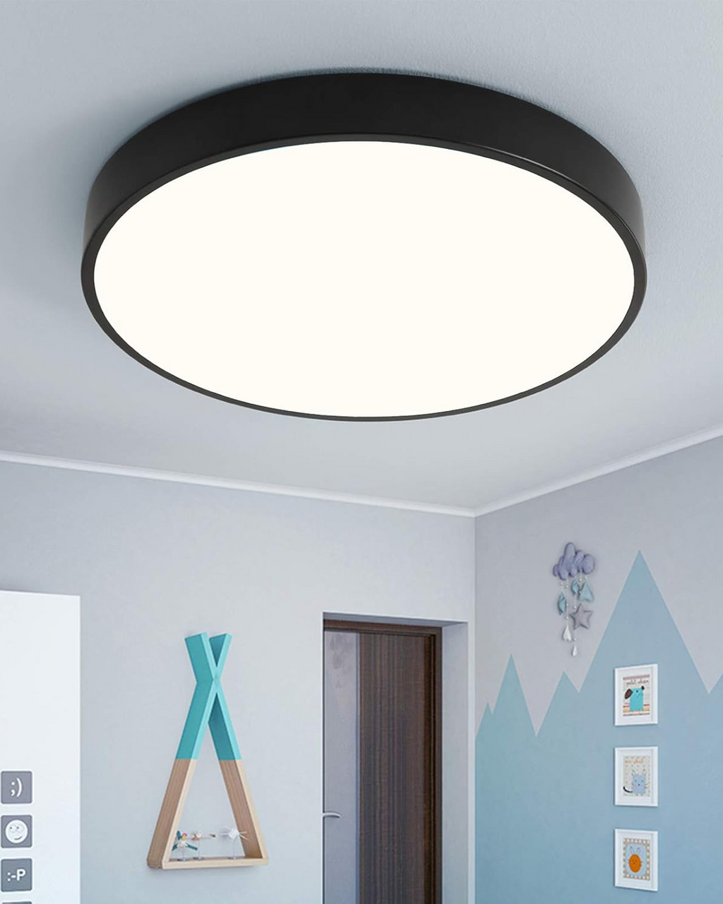 Minimalist Flush Mount Ceiling Light Fixture – Soft Glow LED Ceiling Lamp for Modern Rooms 2