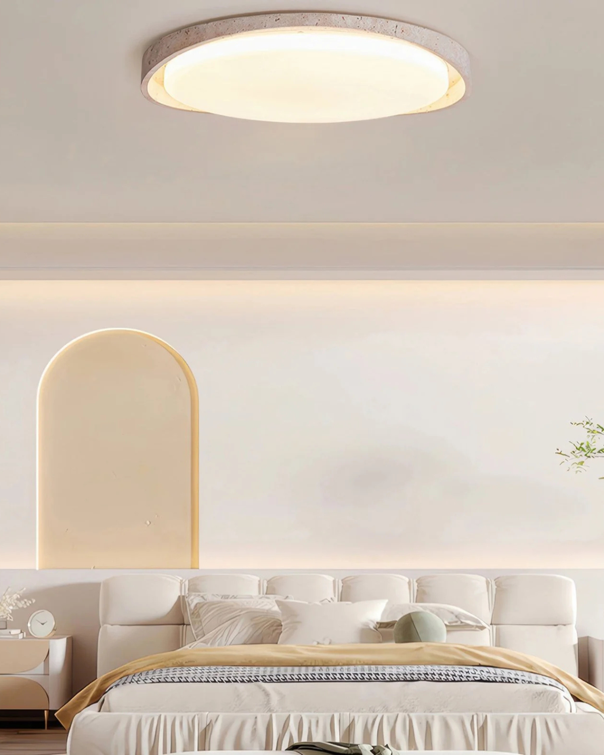 Minimalist Flush Mount Ceiling Light – Soft Illumination for Modern Home Decor 2