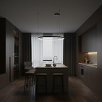 Minimalist Glass Pendant Light for Kitchen and Dining - Soft Glow 2