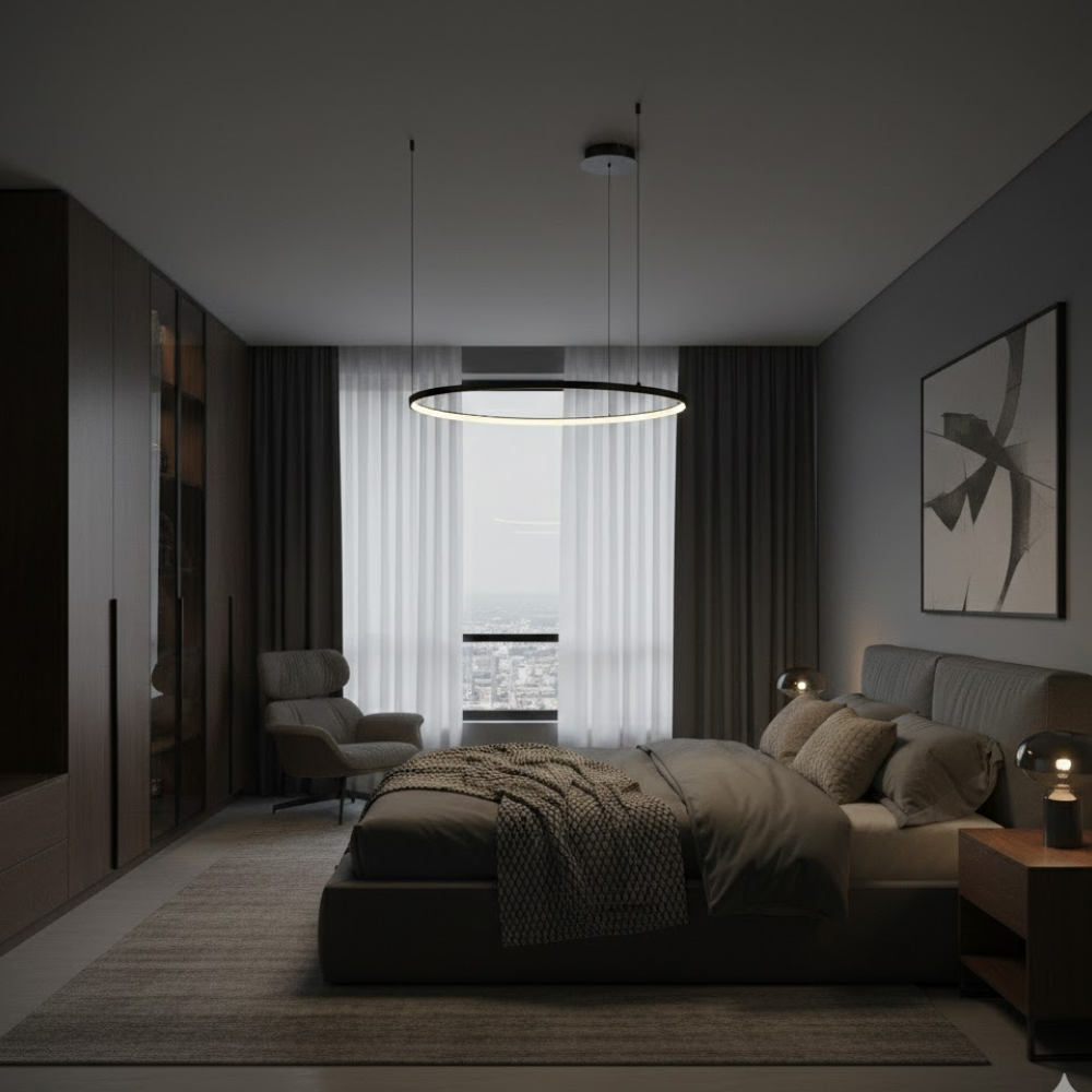 Minimalist Glass Pendant Light for Kitchen and Dining - Soft Glow 5