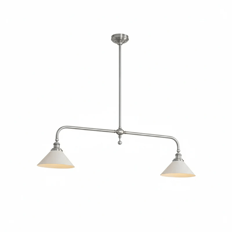 Minimalist Pendant Light Brass Ceramic Height 11