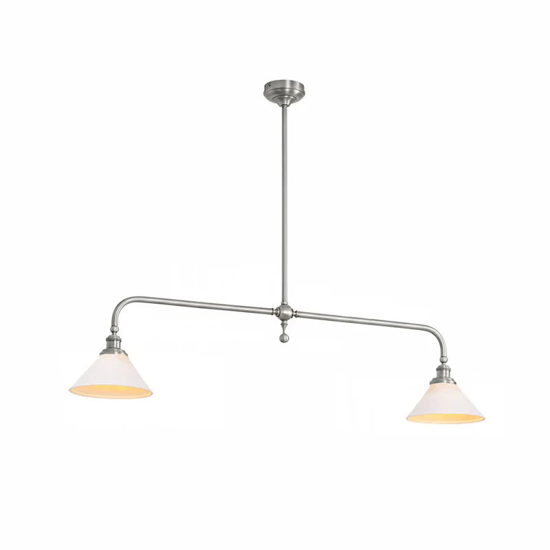 Minimalist Pendant Light Brass Ceramic Height 17