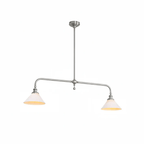 Minimalist Pendant Light Brass Ceramic Height 19