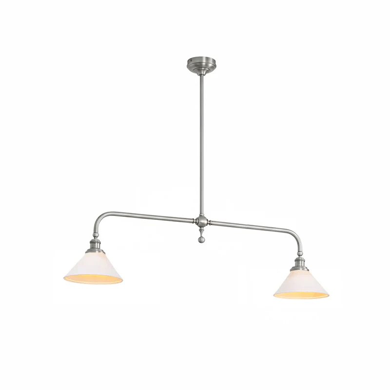Minimalist Pendant Light Brass Ceramic Height 19