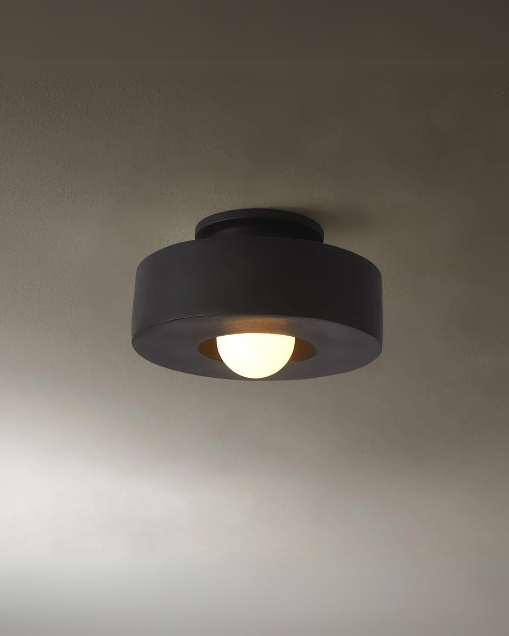 Minimalist Modern Flush Mount Ceiling Light – Circular LED Ceiling Lamp with Warm Illumination 6