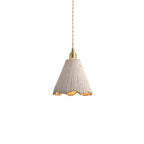 Minimalist Pendant Light Cement Finish Adjustable Height 0