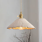 Minimalist Pendant Light Cement Finish Adjustable Height 5