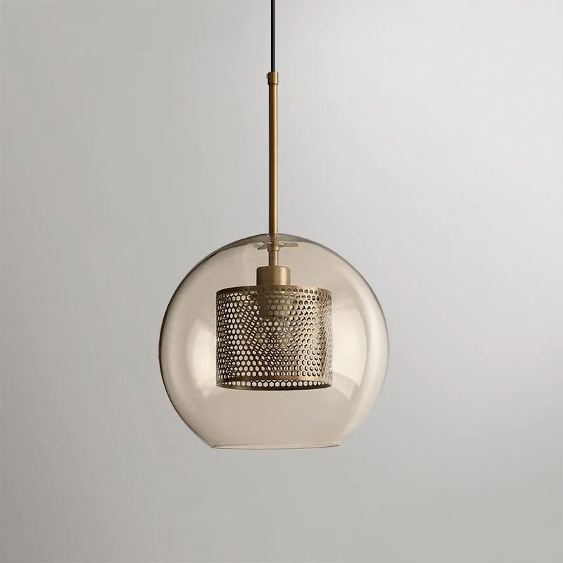 Clear Glass Metal Pendant Light Capsule Shape Adjustable Silver Finish Modern Kitchen Dining Room Home Decor - Stack & Clear 18