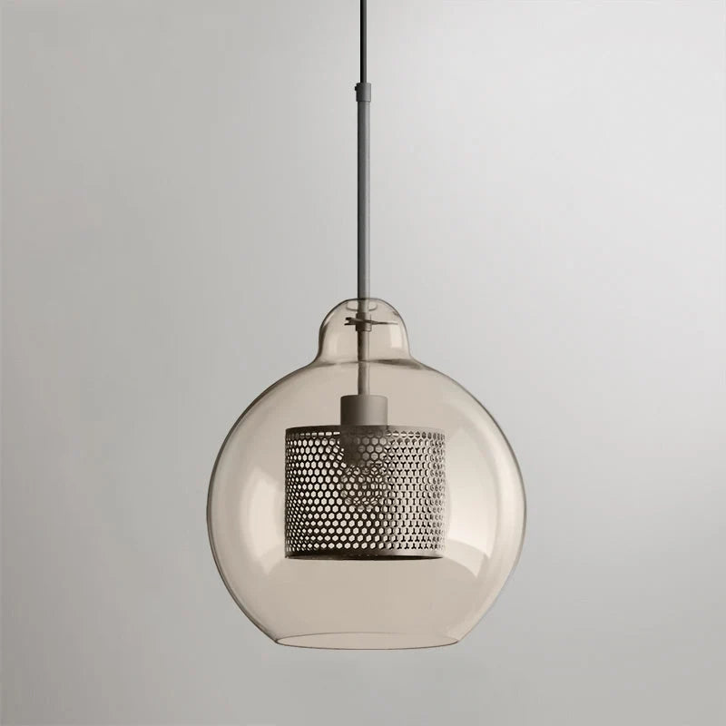 Clear Glass Metal Pendant Light Capsule Shape Adjustable Silver Finish Modern Kitchen Dining Room Home Decor - Stack & Clear 19