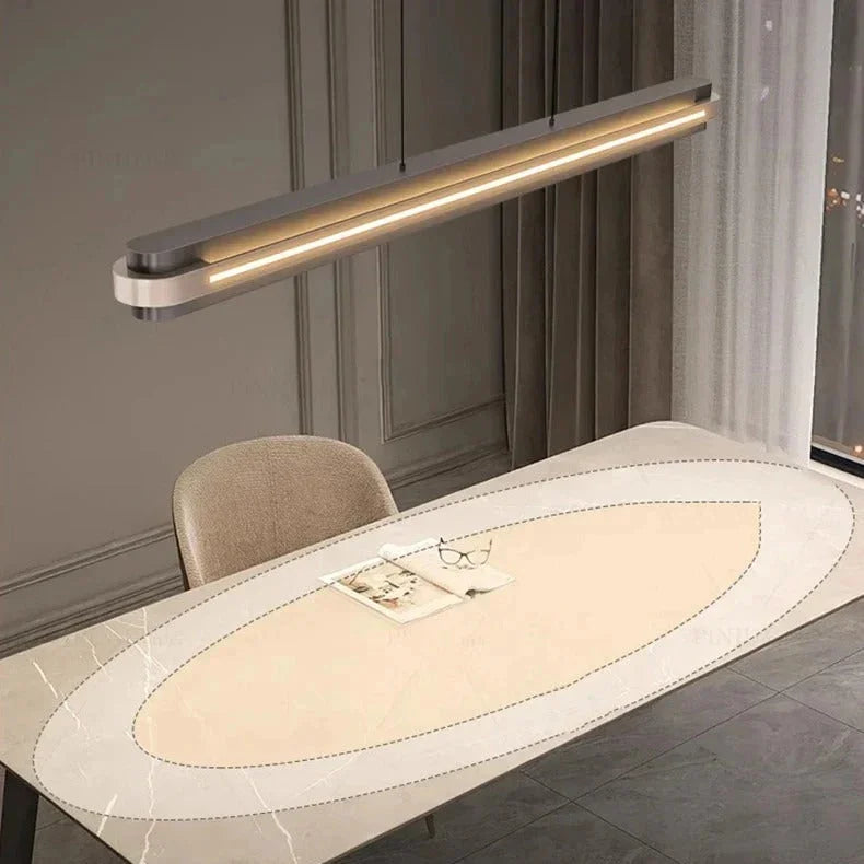 Minimalist Pendant Light Metal Adjustable Dimmable 4