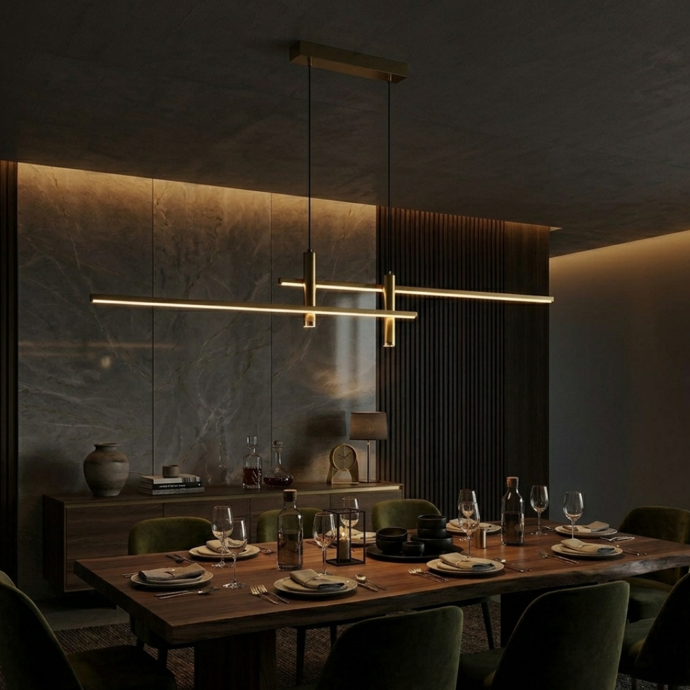 Minimalist Pendant Light Metal Adjustable Dimmable Warm 99