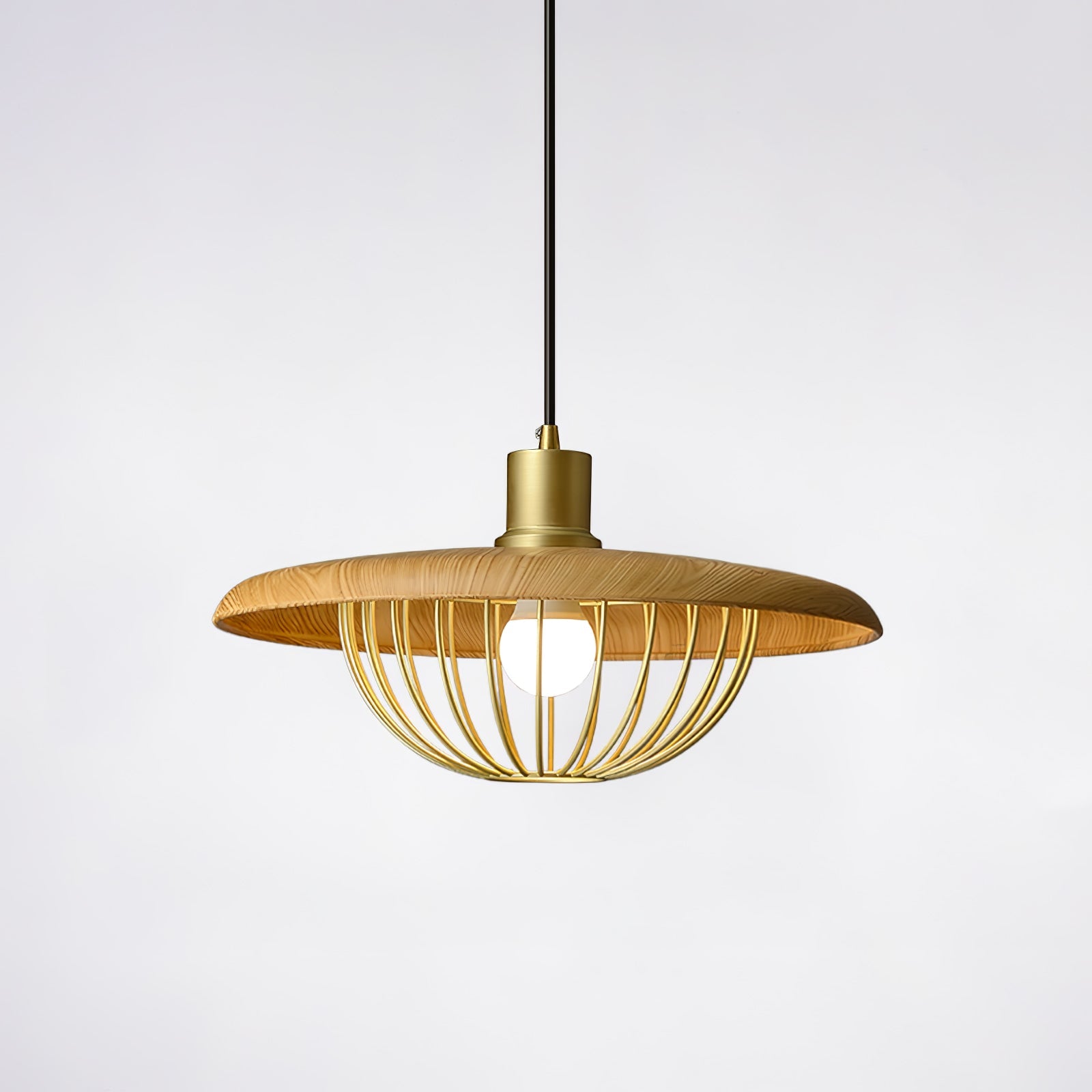 Minimalist Pendant Light Solid Wood Elegant Design 11