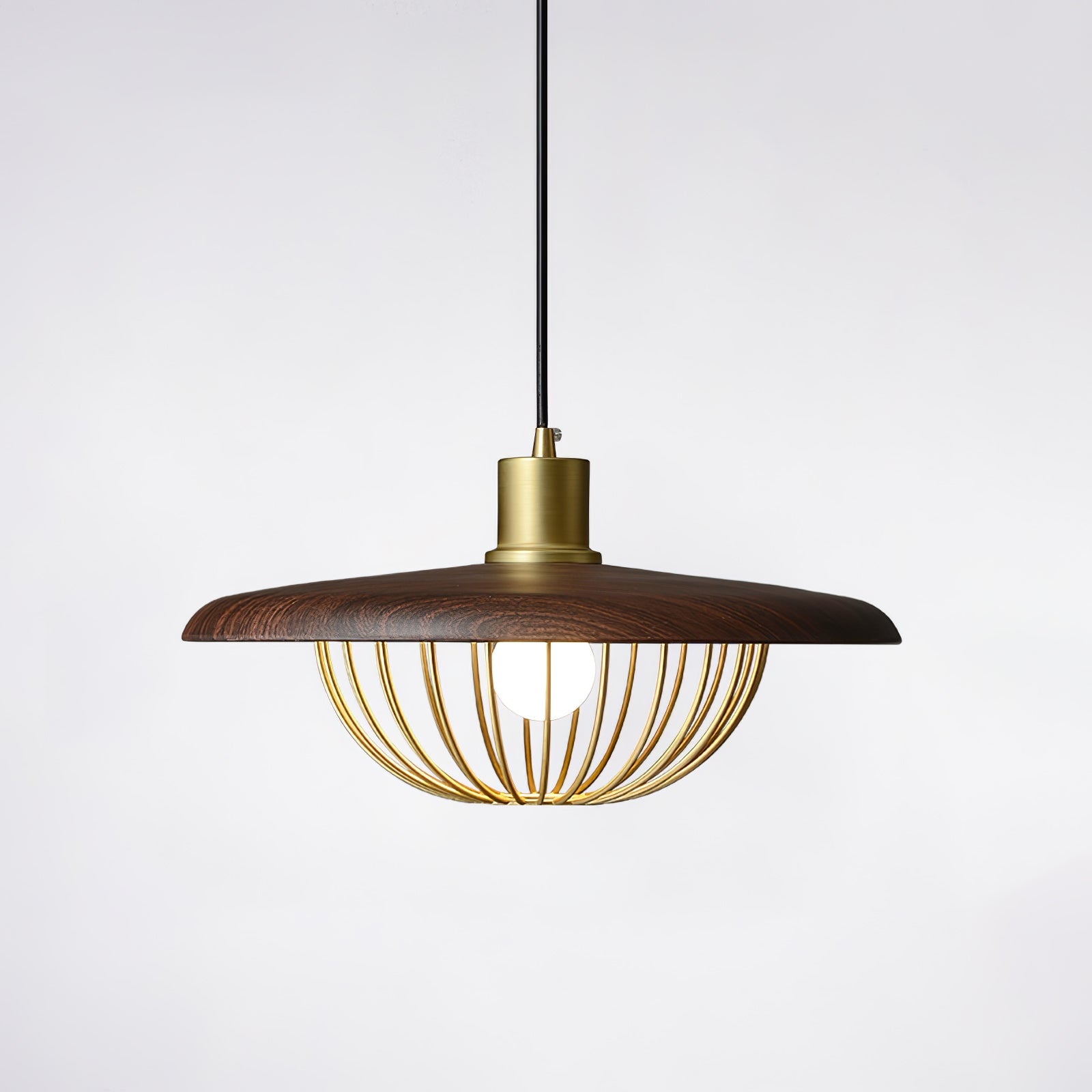 Minimalist Pendant Light Solid Wood Elegant Design 13