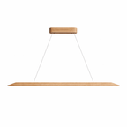 Minimalist Pendant Light Wood Adjustable Height Dimmable 7