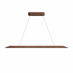 Minimalist Pendant Light Wood Adjustable Height Dimmable 9