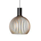 Minimalist Solid Wood Pendant Light Scandinavian Small Ceiling Lamp Home Decor Stack Clear 0