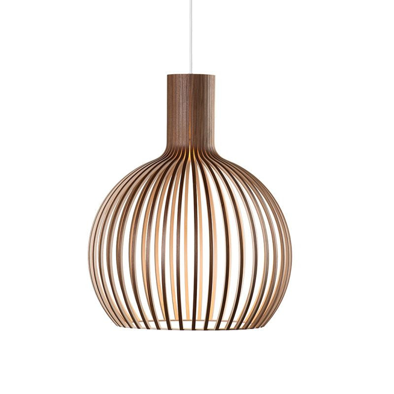 Minimalist Solid Wood Pendant Light Scandinavian Small Ceiling Lamp Home Decor Stack Clear 3