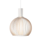 Minimalist Solid Wood Pendant Light Scandinavian Small Ceiling Lamp Home Decor Stack Clear 4