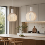 Minimalist Solid Wood Pendant Light Scandinavian Small Ceiling Lamp Home Decor Stack Clear 84
