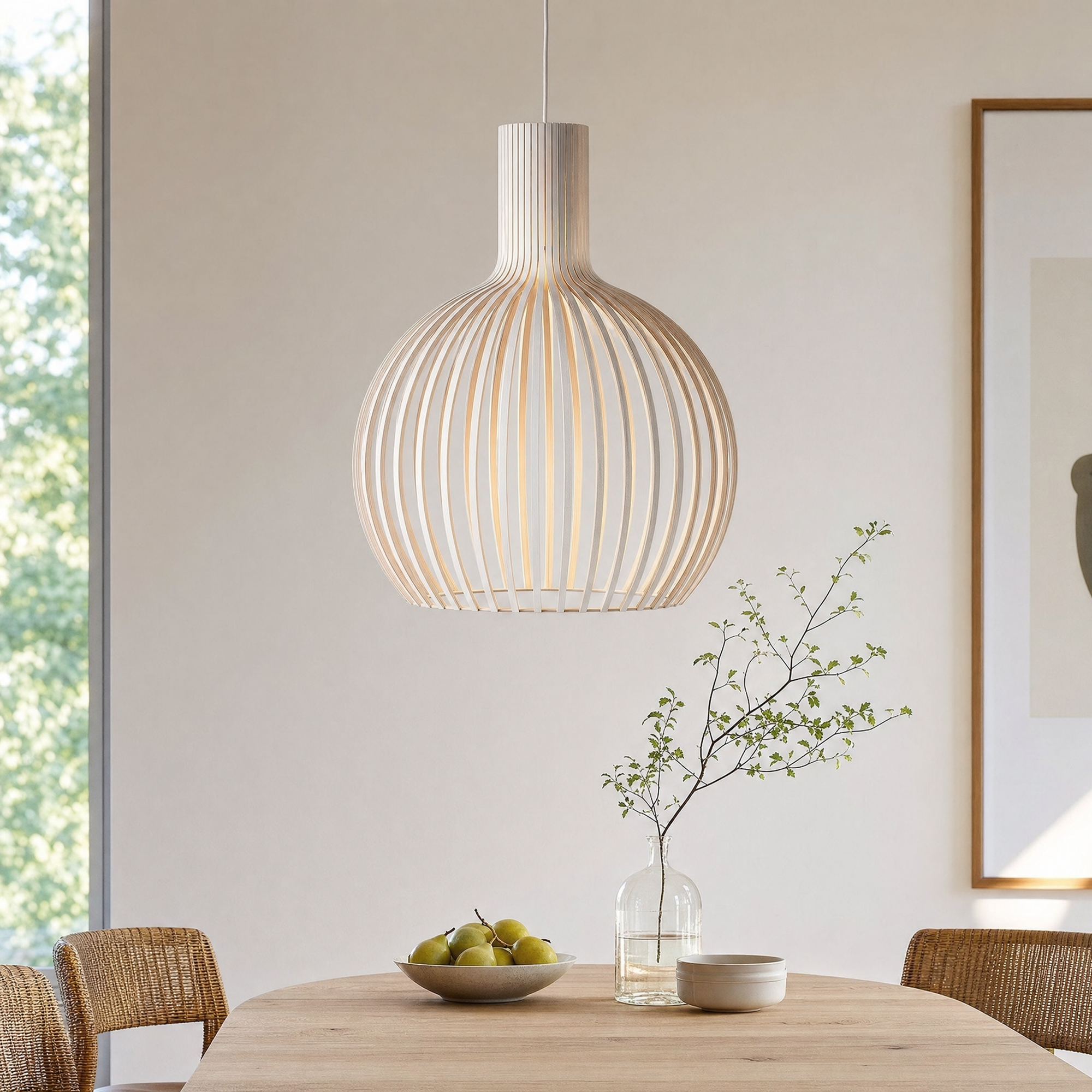Minimalist Solid Wood Pendant Light Scandinavian Small Ceiling Lamp Home Decor Stack Clear 86