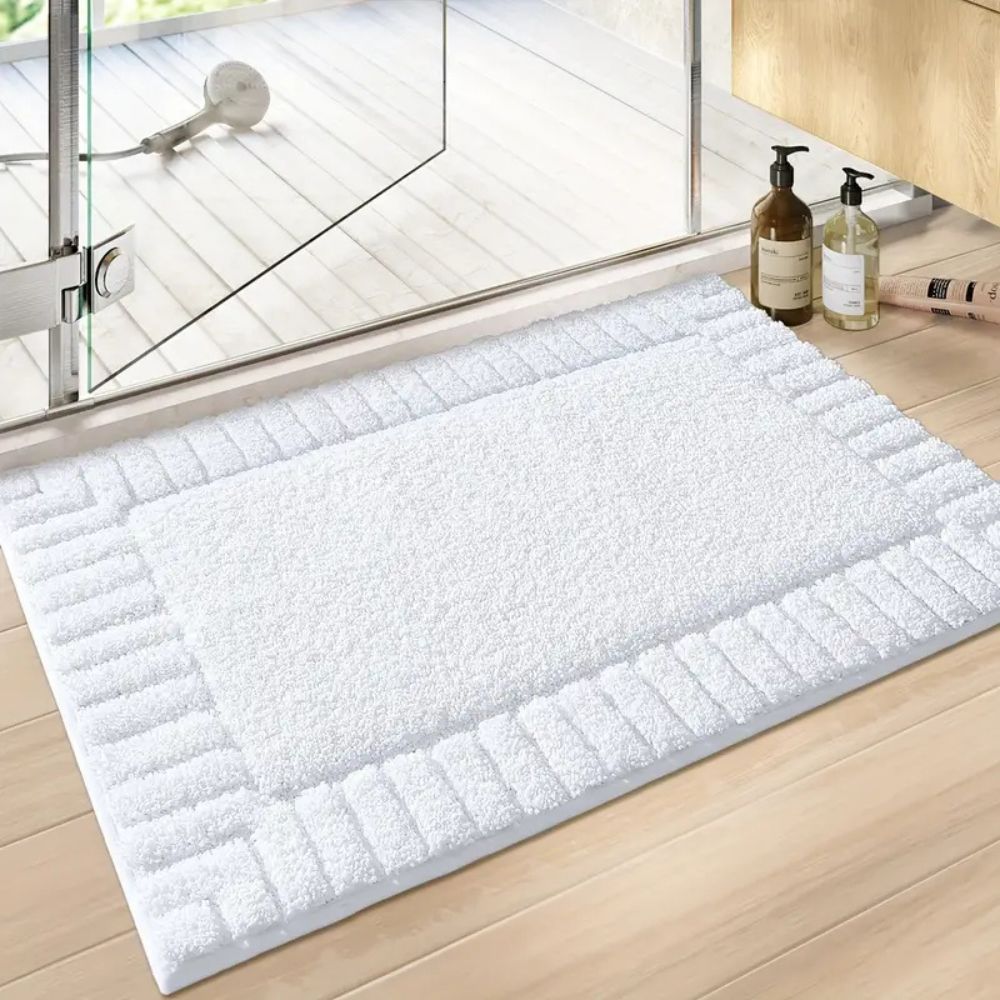 Minimalist Stripe Bathroom Mat Quick Dry Non-Slip 5
