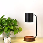 Minimalist Wood Table Lamp with Dimming Feature – Modern Bedside or Desk Lamp for Bedroom and Living Room 1
