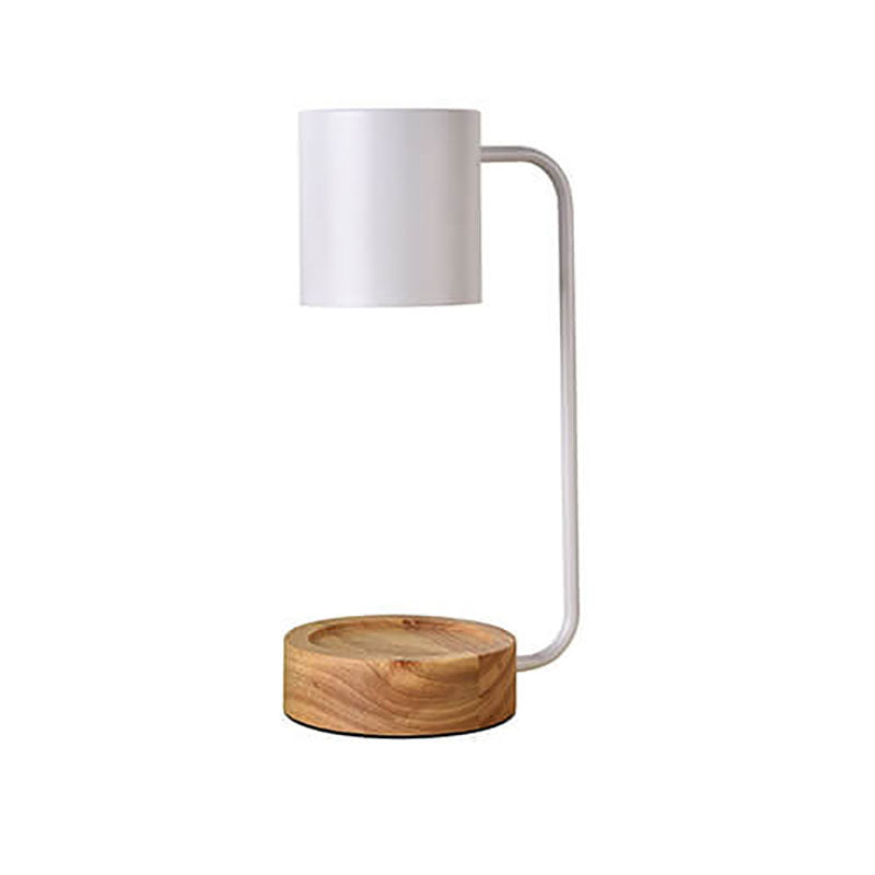 Minimalist Wood Table Lamp with Dimming Feature – Modern Bedside or Desk Lamp for Bedroom and Living Room 11