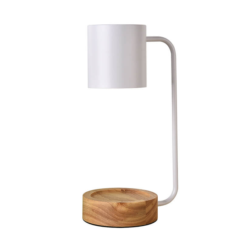 Minimalist Wood Table Lamp with Dimming Feature – Modern Bedside or Desk Lamp for Bedroom and Living Room 7
