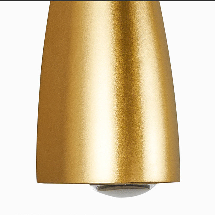 Modern 2-Light LED Wall Sconce Lamp for Indoor and Outdoor Use – Black, Gold or White Finish, 1200 Lumens 6