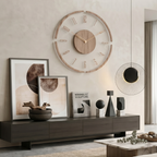 Modern 30 cm Wall Clock – Silent Quartz Mechanism with Acrylic and Wood Design for Minimalist Home Decor 99