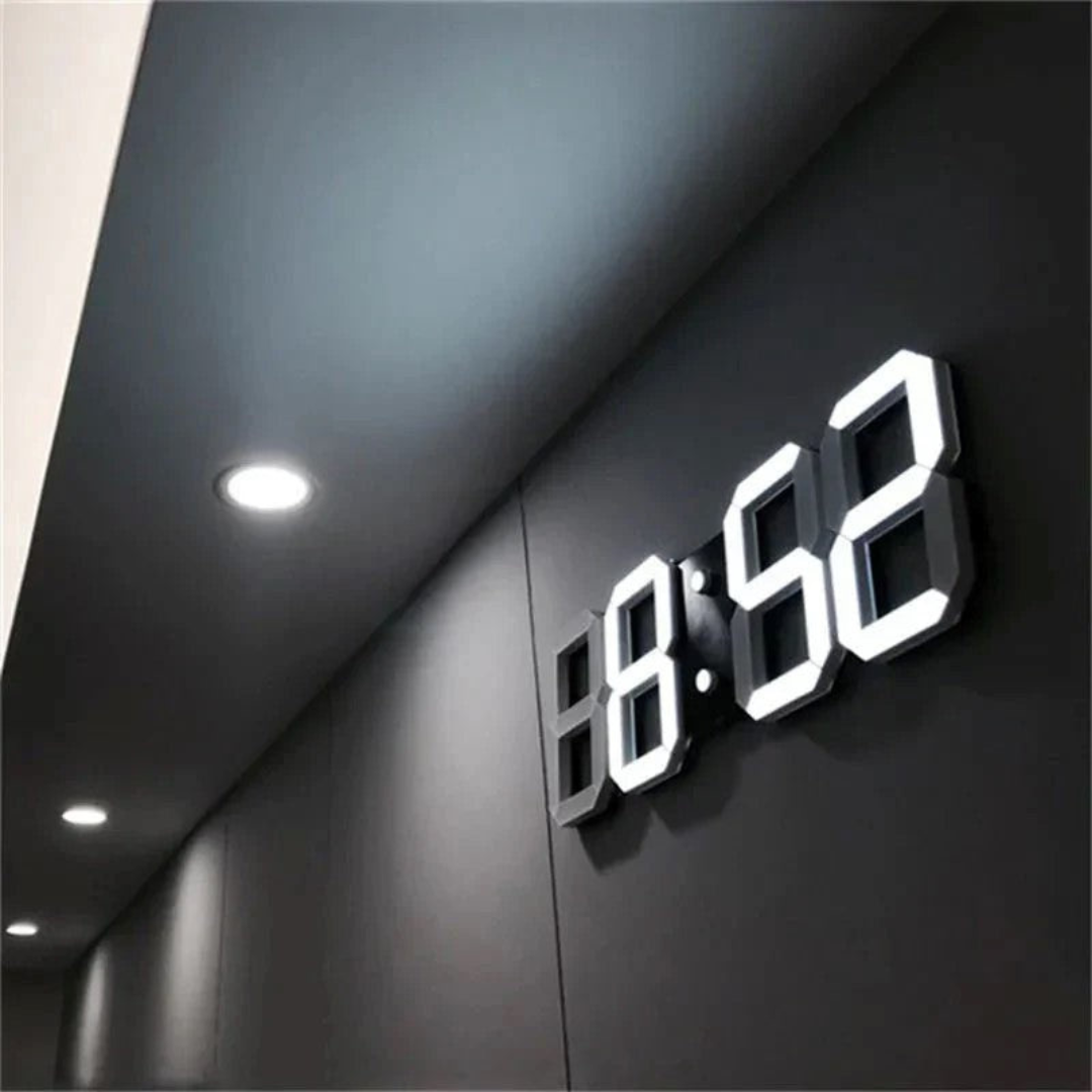 Modern 3D LED Digital Wall Clock – Stylish Timepiece for Home and Office Decor 0