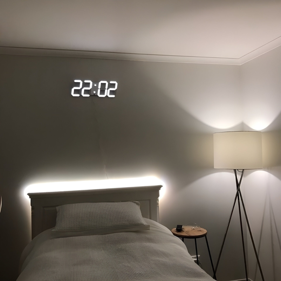 Modern 3D LED Digital Wall Clock – Stylish Timepiece for Home and Office Decor 1