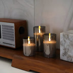 Modern 3D LED Flameless Candle Resin Safe Illumination 2