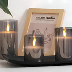 Modern 3D LED Flameless Candle Resin Safe Illumination 3
