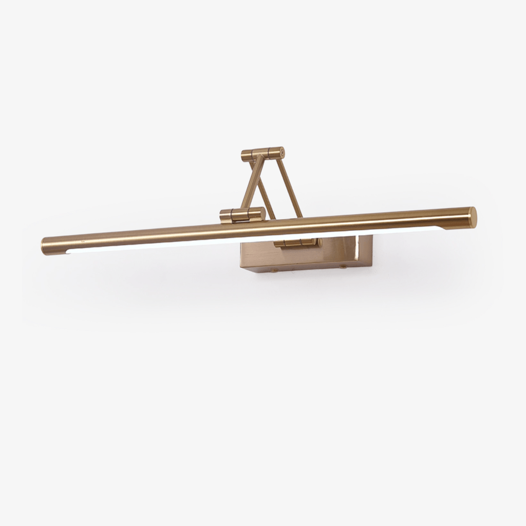 Modern Adjustable LED Wall Sconce in Brass Finish 1