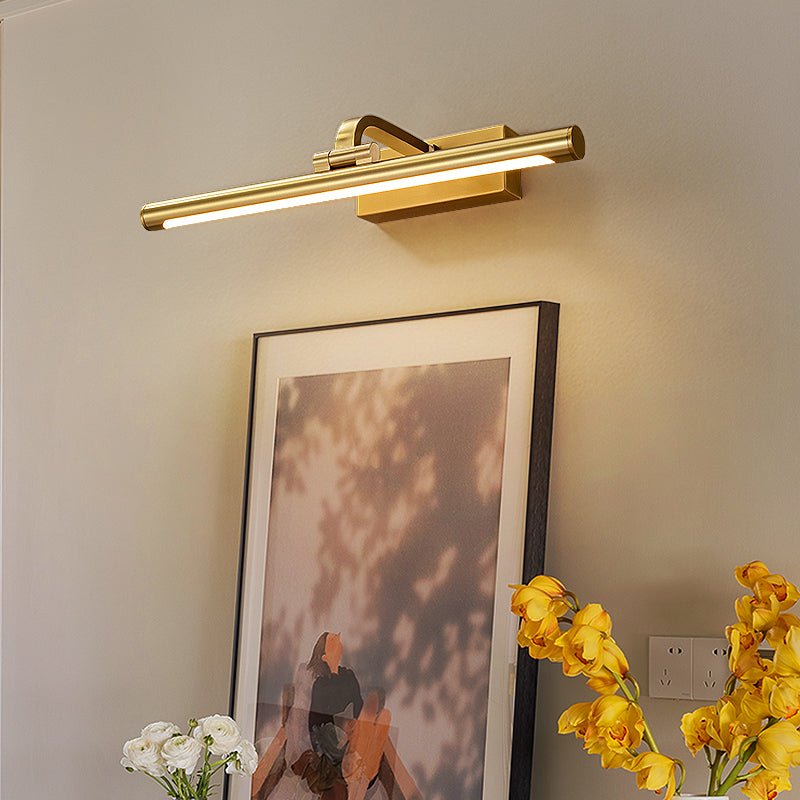 Modern Adjustable LED Wall Sconce in Brass Finish 2