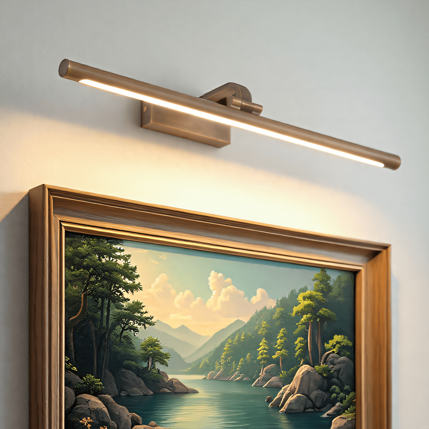 Modern Adjustable LED Wall Sconce in Brass Finish 4