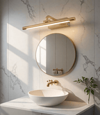 Modern Adjustable LED Wall Sconce in Brass Finish 6