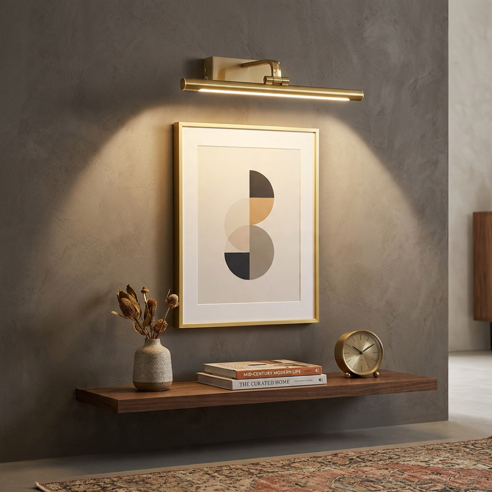 Modern Adjustable LED Wall Sconce in Brass Finish 998