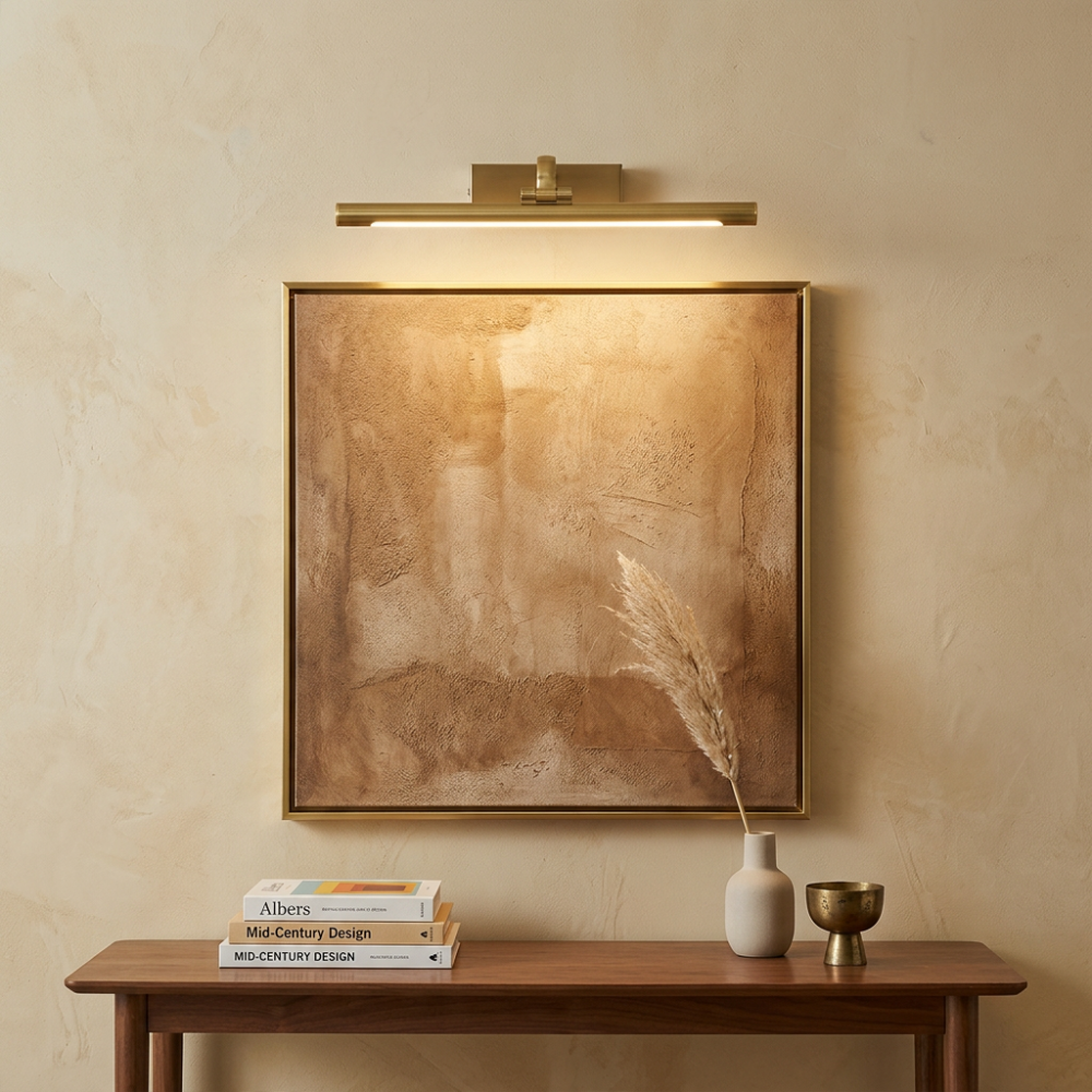 Modern Adjustable LED Wall Sconce in Brass Finish 999