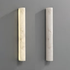 Modern Alabaster LED Wall Sconce White Finish Indoor Light 6
