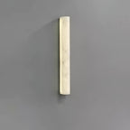 Modern Alabaster LED Wall Sconce White Finish Indoor Light 8