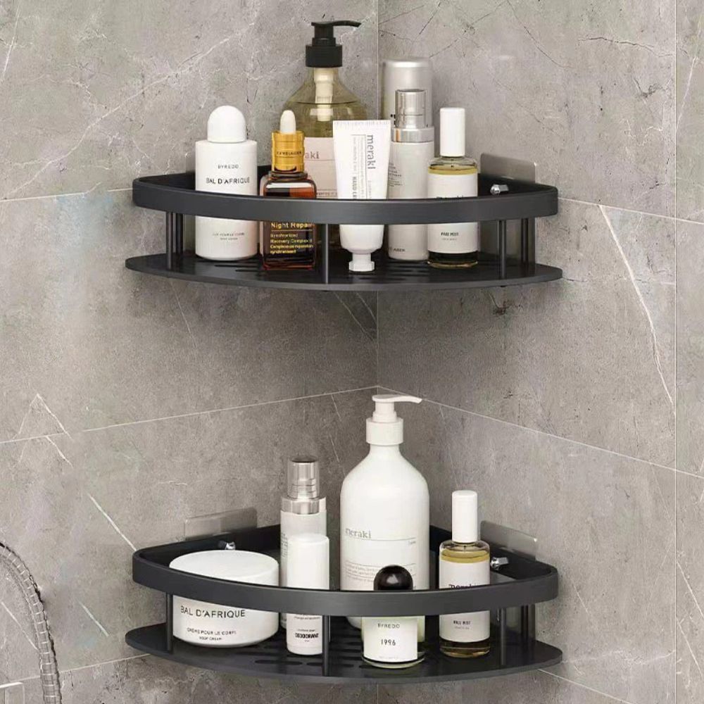 Modern Aluminium Shower Caddy With Removable Hook 8