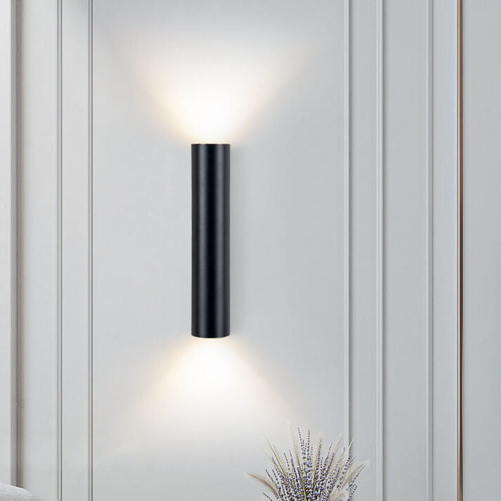 Modern Aluminum 2-Light Wall Sconce Lamp - LED Wall Lights in Gold, Black, and White for Stylish Home Illumination 0