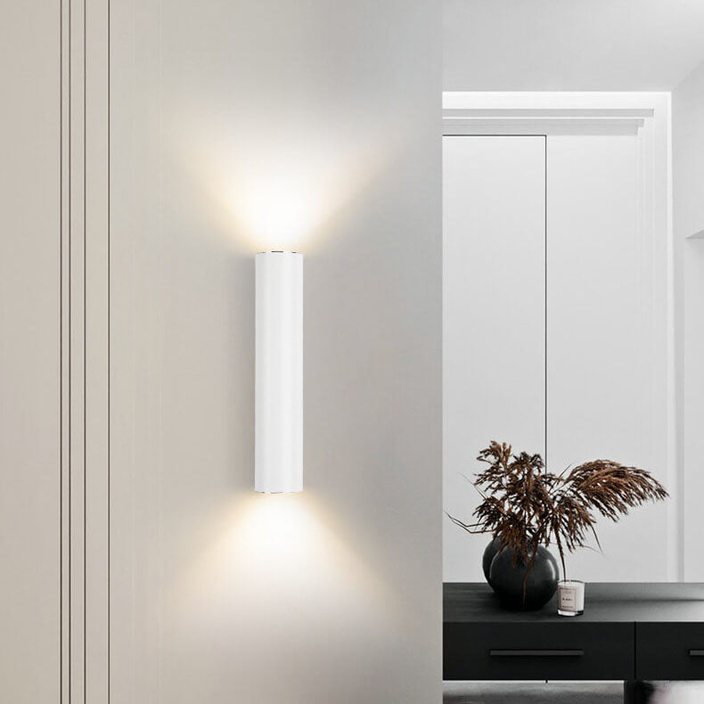 Modern Aluminum 2-Light Wall Sconce Lamp - LED Wall Lights in Gold, Black, and White for Stylish Home Illumination 5