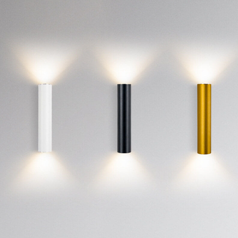 Modern Aluminum 2-Light Wall Sconce Lamp - LED Wall Lights in Gold, Black, and White for Stylish Home Illumination 6
