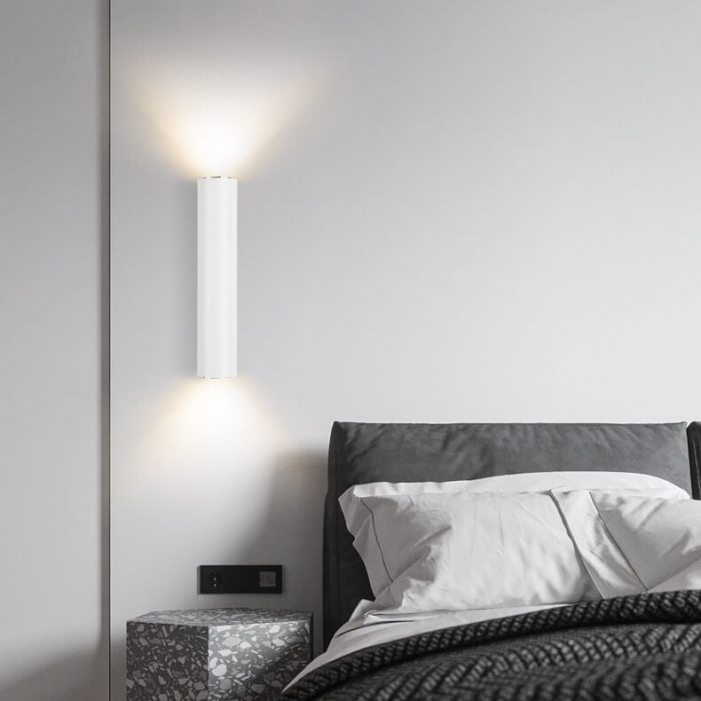 Modern Aluminum 2-Light Wall Sconce Lamp - LED Wall Lights in Gold, Black, and White for Stylish Home Illumination 7