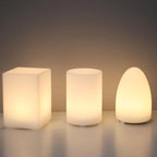 Modern Battery Operated Table Lamp with Remote Control – Geometric Design Bedside Lamp for Adjustable Ambiance 2